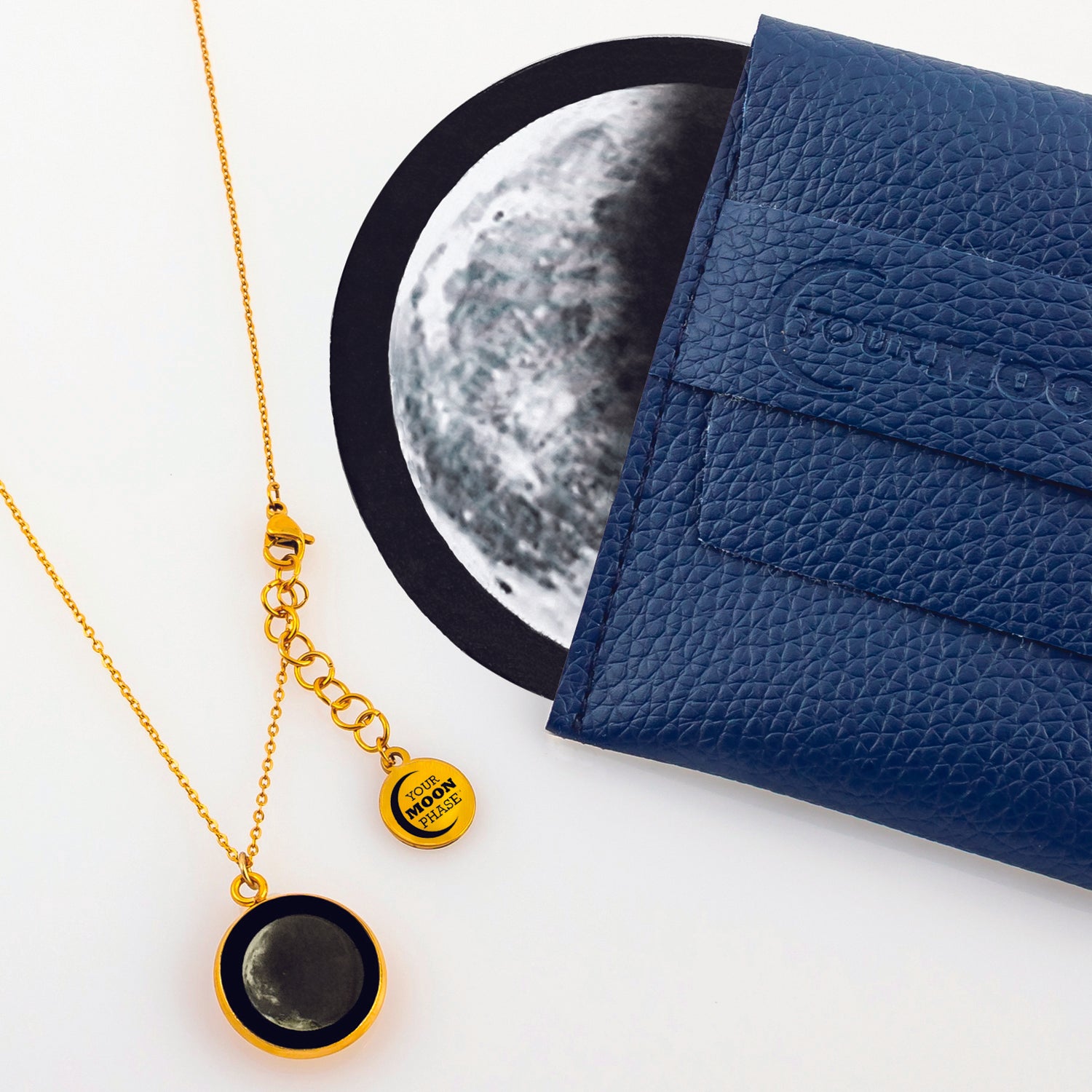 Gilded Luna Necklace - Your Moon Phase